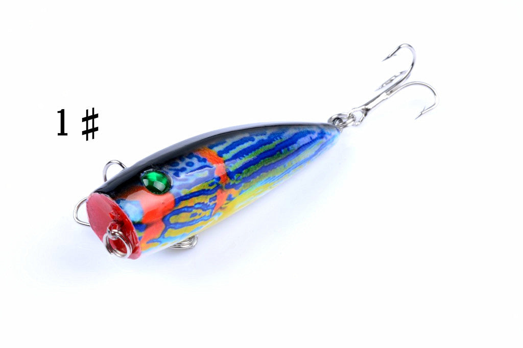 Fishing Tackle: 4X 6.8cm Popper Poppers Fishing Lure Lures Surface Tackle Saltwater