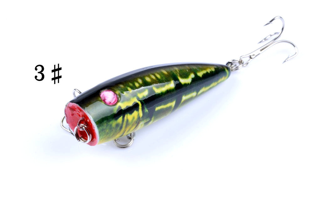 Fishing Tackle: 4X 6.8cm Popper Poppers Fishing Lure Lures Surface Tackle Saltwater
