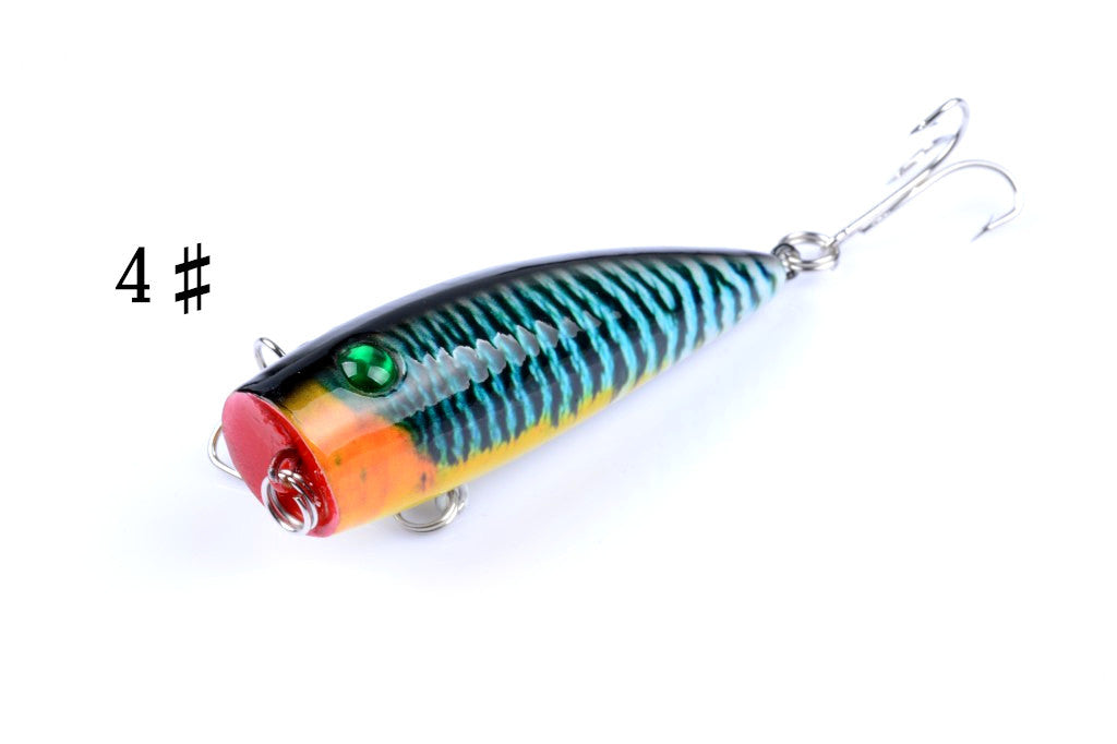 Fishing Tackle: 4X 6.8cm Popper Poppers Fishing Lure Lures Surface Tackle Saltwater