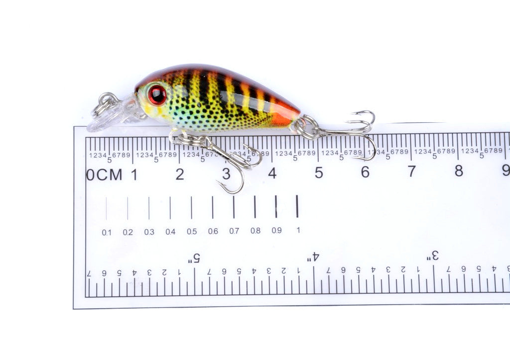 Fishing Tackle: 6x 4.5cm Popper Crank Bait Fishing Lure Lures Surface Tackle Saltwater