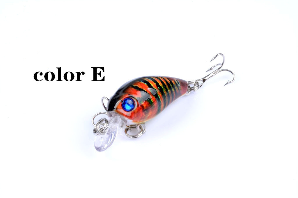 Fishing Tackle: 6x 4.5cm Popper Crank Bait Fishing Lure Lures Surface Tackle Saltwater