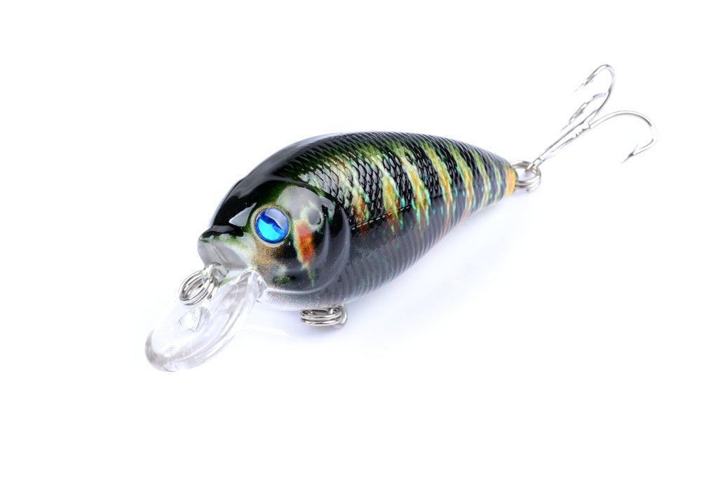 Fishing Tackle: 5x 7cm Popper Crank Bait Fishing Lure Lures Surface Tackle Saltwater