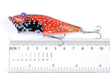 Fishing Tackle: 5X 8cm Popper Poppers Fishing Lure Lures Surface Tackle Fresh Saltwater