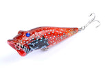 Fishing Tackle: 5X 8cm Popper Poppers Fishing Lure Lures Surface Tackle Fresh Saltwater
