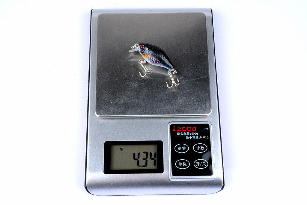 Fishing Tackle: 6x 4.3cm Popper Crank Bait Fishing Lure Lures Surface Tackle Saltwater
