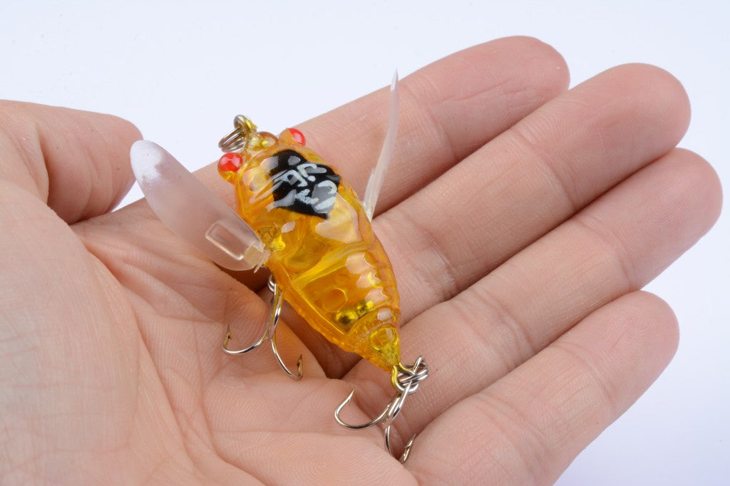 Fishing Tackle: 4x Popper Poppers 5cm Fishing Lure Lures Surface Tackle Fresh Saltwater