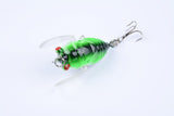 Fishing Tackle: 4x Popper Poppers 5cm Fishing Lure Lures Surface Tackle Fresh Saltwater