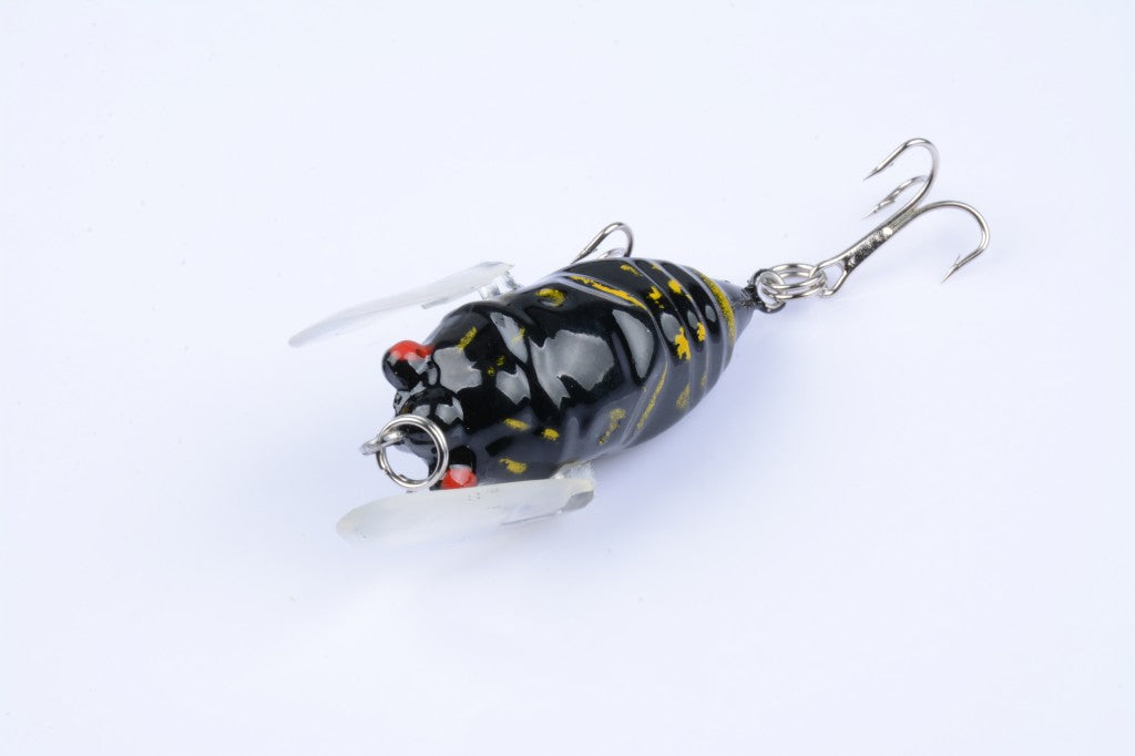 Fishing Tackle: 4x Popper Poppers 5cm Fishing Lure Lures Surface Tackle Fresh Saltwater