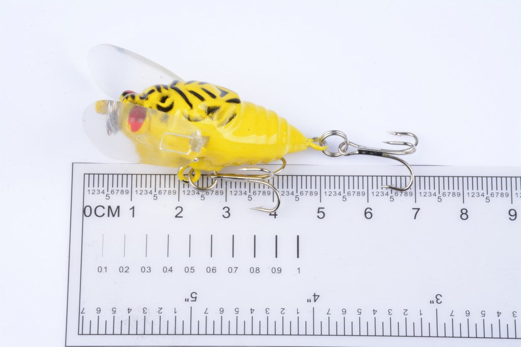Fishing Tackle: 4x Popper Poppers 5cm Fishing Lure Lures Surface Tackle Fresh Saltwater