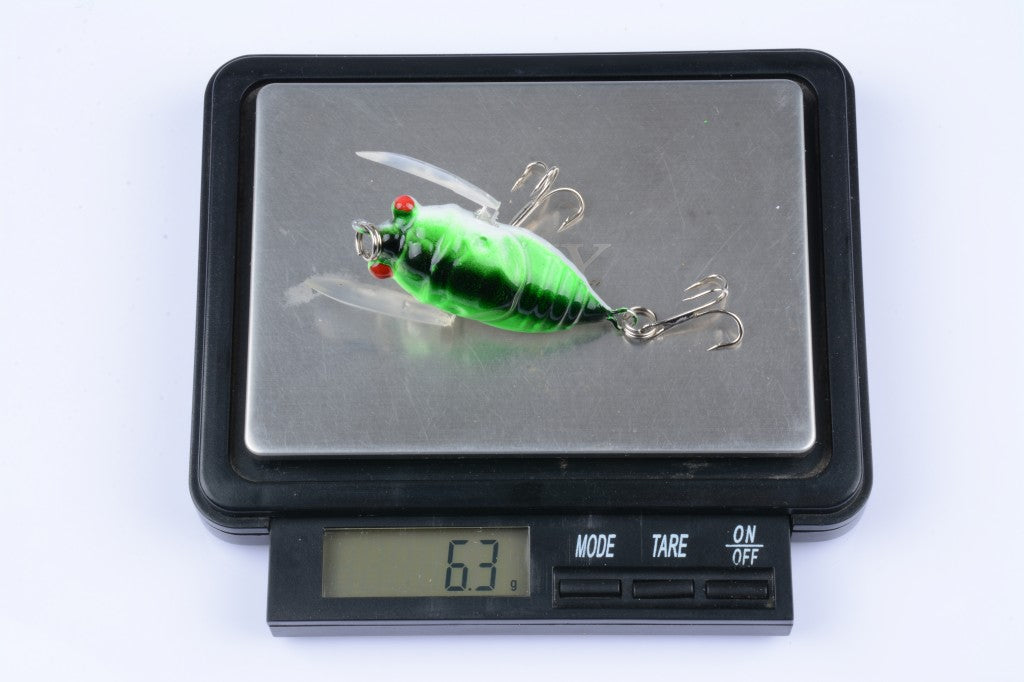 Fishing Tackle: 4x Popper Poppers 5cm Fishing Lure Lures Surface Tackle Fresh Saltwater
