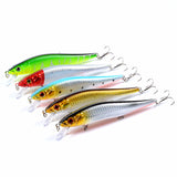Fishing Tackle: 5x Popper Minnow 14cm Fishing Lure Lures Surface Tackle Fresh Saltwater