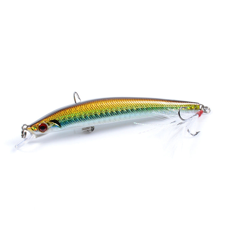 Fishing Tackle: 8x Popper Minnow 11.2cm Fishing Lure Lures Surface Tackle Fresh Saltwater