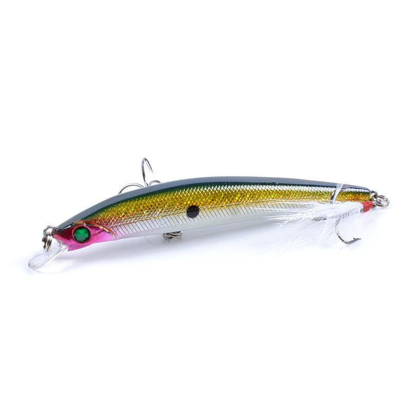 Fishing Tackle: 8x Popper Minnow 11.2cm Fishing Lure Lures Surface Tackle Fresh Saltwater