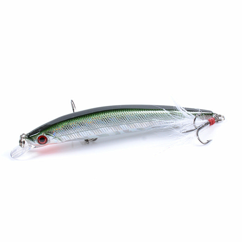 Fishing Tackle: 8x Popper Minnow 11.2cm Fishing Lure Lures Surface Tackle Fresh Saltwater
