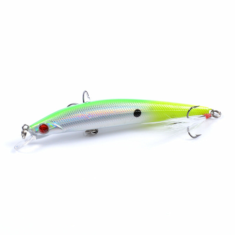 Fishing Tackle: 8x Popper Minnow 11.2cm Fishing Lure Lures Surface Tackle Fresh Saltwater