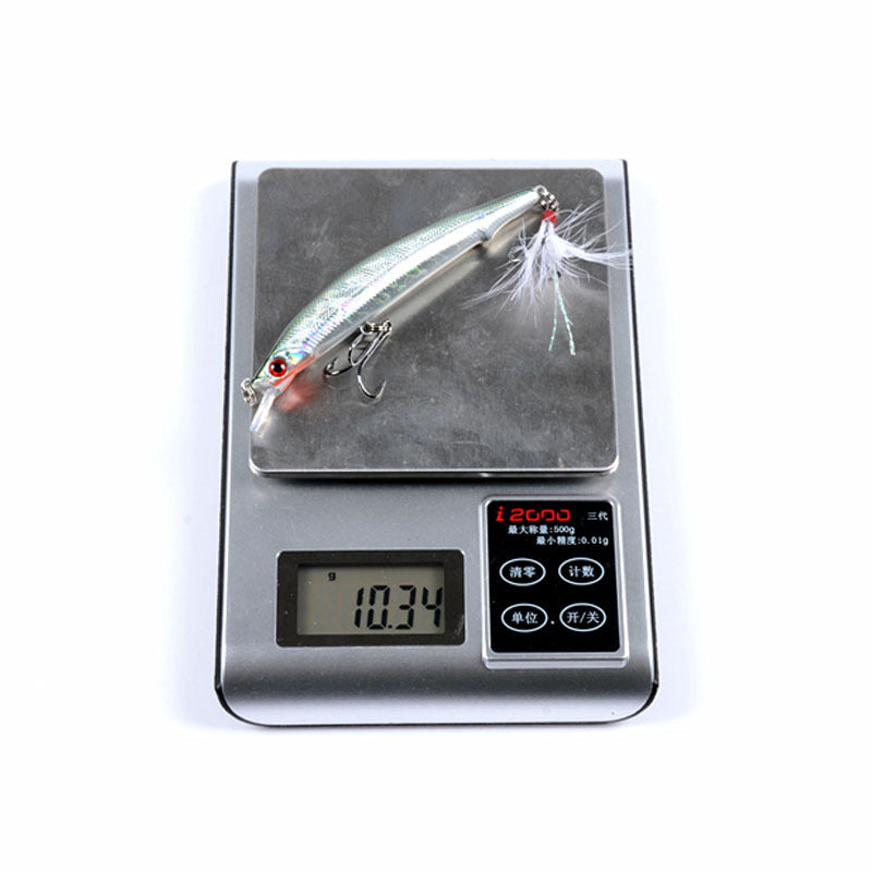 Fishing Tackle: 8x Popper Minnow 11.2cm Fishing Lure Lures Surface Tackle Fresh Saltwater