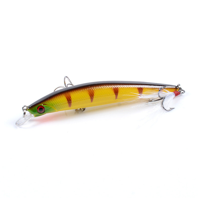 Fishing Tackle: 8x Popper Minnow 11.2cm Fishing Lure Lures Surface Tackle Fresh Saltwater