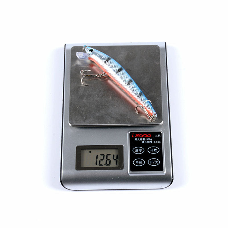 Fishing Tackle: 7x Popper Minnow 11.8cm Fishing Lure Lures Surface Tackle Fresh Saltwater