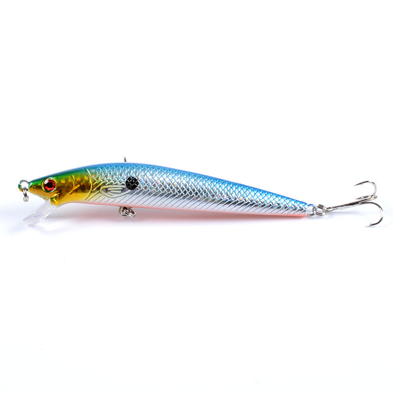 Fishing Tackle: 7x Popper Minnow 11.8cm Fishing Lure Lures Surface Tackle Fresh Saltwater
