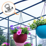 Outdoor Play Equipment: Salvage 60KG Recovery Magnet Hook Countersunk Hole Eyebolt Treasure Hunting Fishing