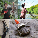 4WD Recovery Tools: Salvage 340KG Recovery Magnet Hook Countersunk Hole Eyebolt Treasure Hunting Fishing