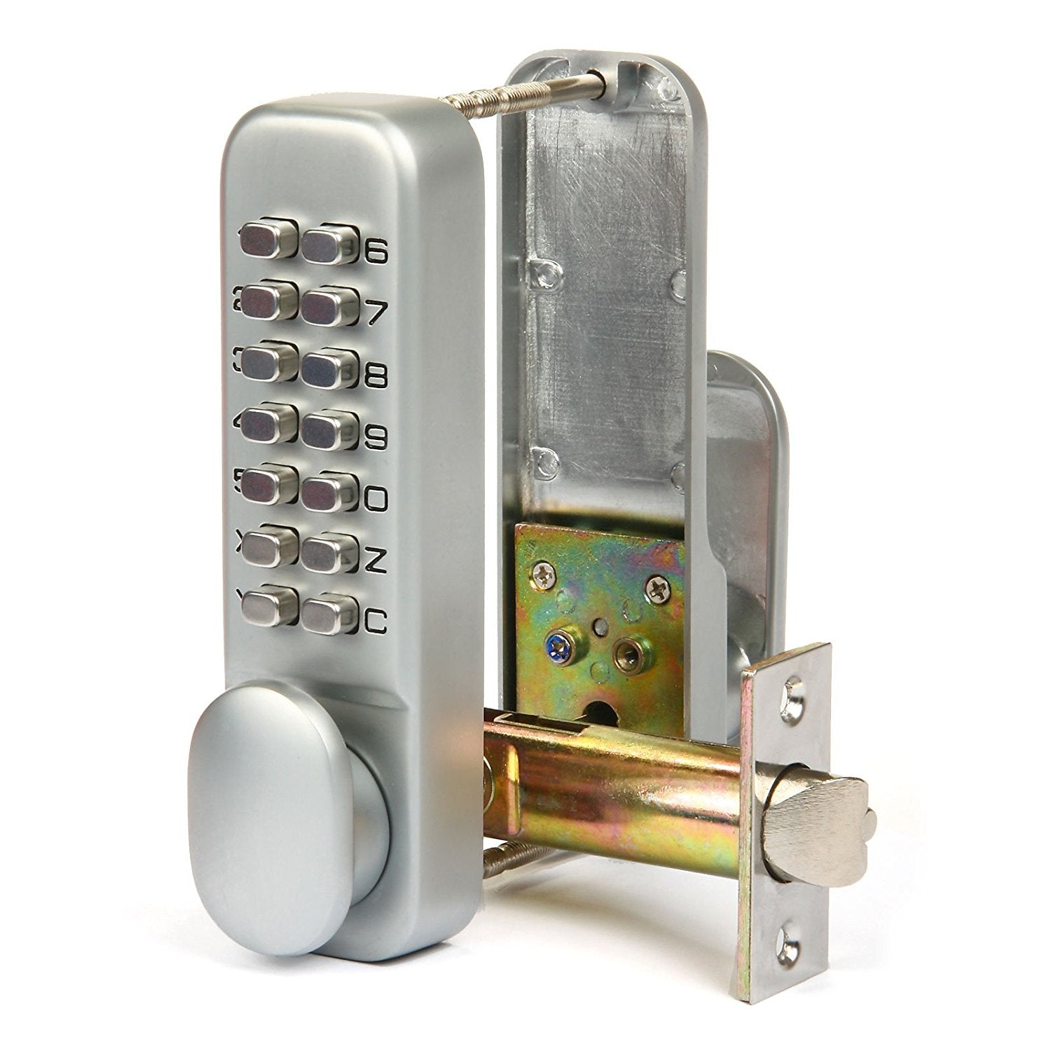 Electronic Door Locks: Weatherproof Mechanical Keyless Password Door Security Lock for Home Office