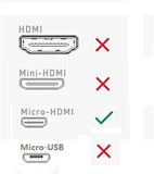 TVs & Accessories: Micro HDMI Male TO HDMI Female Adapter convertor