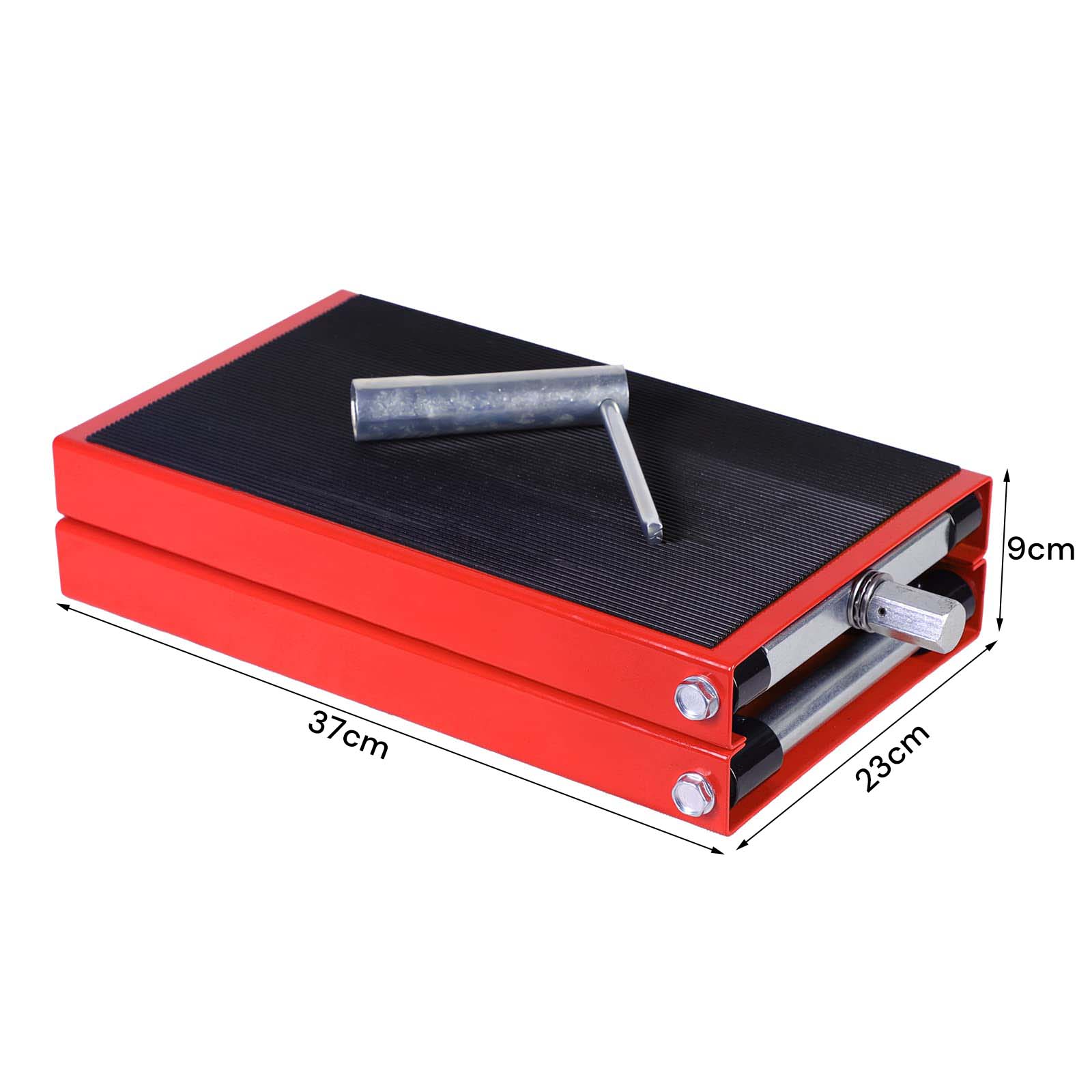 Automotive Lifts & Hoists: Motorcycle Bike ATV Wide Repair Deck Scissor Lift Jack Crank Hoist Stand 500kg