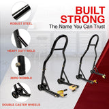 Camera Accessories: Motorcycle Universal Paddock Front & Rear Stand Lift Fork Stand Rear Wheel Swingarm Spool