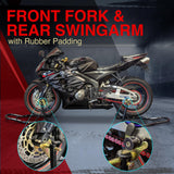 Camera Accessories: Motorcycle Universal Paddock Front & Rear Stand Lift Fork Stand Rear Wheel Swingarm Spool