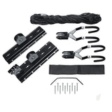 Kitchen & Bathroom DIY: Kayak Bike Hoists Hanger Ladder Ceiling Mount 20kg Capacity Hooks Pulleys