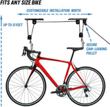 Kitchen & Bathroom DIY: Kayak Bike Hoists Hanger Ladder Ceiling Mount 20kg Capacity Hooks Pulleys