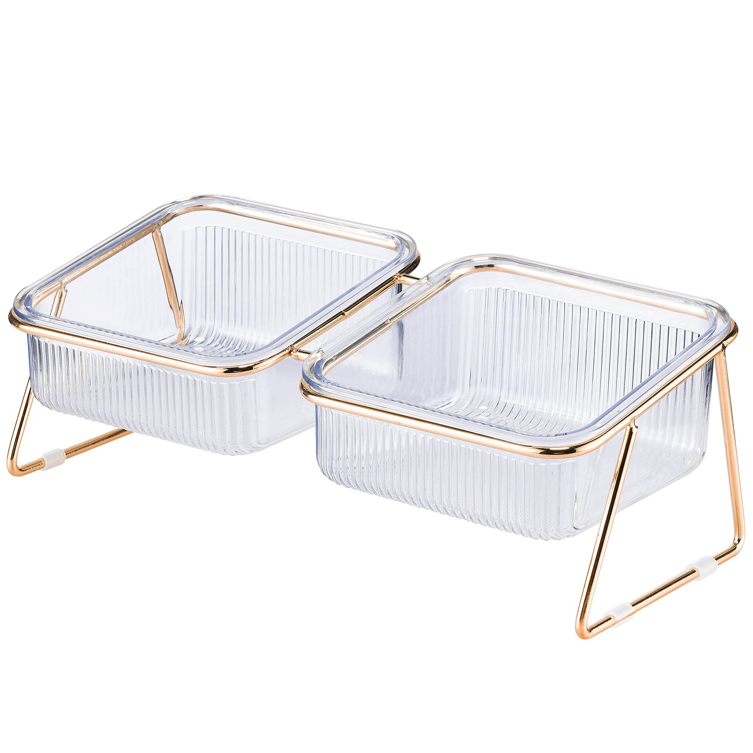 Dog Bowls, Feeders & Waterers: Pet Dog Cat Puppy Food Water Bowls Feeding Dishes 2 Large Bowl Dishwasher Safe