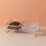 Dog Bowls, Feeders & Waterers: Pet Dog Cat Puppy Food Water Bowls Feeding Dishes 2 Large Bowl Dishwasher Safe