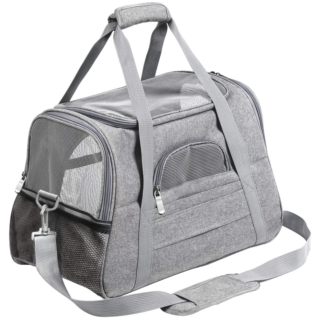 Cat Carriers & Crates: Pet Carrier Bag Travel Bag for Cats and Small Dogs Cozy Bed, Shoulder Strap