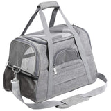 Cat Carriers & Crates: Pet Carrier Bag Travel Bag for Cats and Small Dogs Cozy Bed, Shoulder Strap
