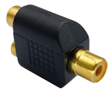 TVs & Accessories: RCA Female to RCA Female Audio Splitter Adapter Connector Coupler