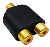 TVs & Accessories: RCA Female to RCA Female Audio Splitter Adapter Connector Coupler