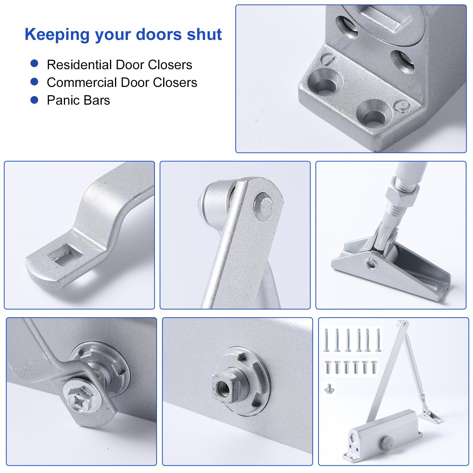 Door Hardware: Auto Commercial Door Closers Hydraulic Door Closer for Home  Commercial Door 25-45kg