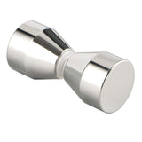 Kitchen & Bathroom DIY: Shower Glass Door Knob Bathroom Round Back-to-Back Handle Pull 304 Brushed Nickel