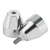 Kitchen & Bathroom DIY: Shower Glass Door Knob Bathroom Round Back-to-Back Handle Pull 304 Brushed Nickel