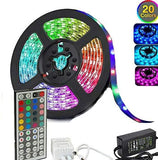 Fountain & Ponds Accessories: 5050 RGB LED Strip Lights Waterproof SMD 300 IP65 5m 12V 44key IR Controller