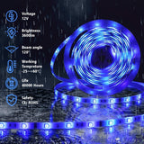 Fountain & Ponds Accessories: 5050 RGB LED Strip Lights Waterproof SMD 300 IP65 5m 12V 44key IR Controller