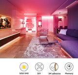 Fountain & Ponds Accessories: 5050 RGB LED Strip Lights Waterproof SMD 300 IP65 5m 12V 44key IR Controller