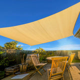 Umbrellas & Sunshades: 4m x 6m Rectangle Sun Shade Sails for Patios Sun UV Outdoor Canopy Backyard Sunshades