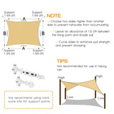 Umbrellas & Sunshades: 4m x 6m Rectangle Sun Shade Sails for Patios Sun UV Outdoor Canopy Backyard Sunshades