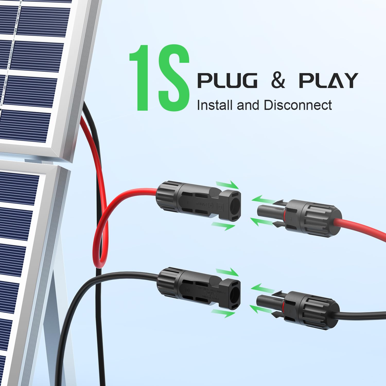 Automotive Repair & Speciality Tools: 1 Pair Solar Connector Y Branch Parallel Adapter Cable Solar Panel Connectors Wire Plug Solar Panel