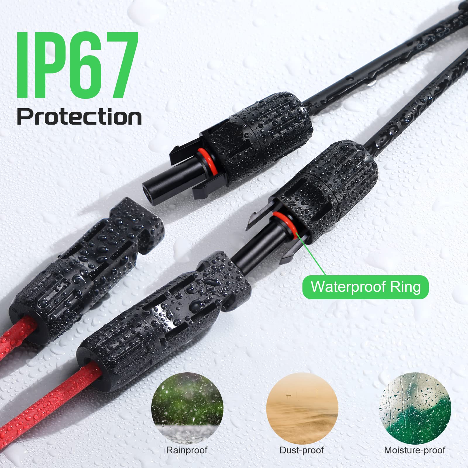 Automotive Repair & Speciality Tools: 1 Pair Solar Connector Y Branch Parallel Adapter Cable Solar Panel Connectors Wire Plug Solar Panel