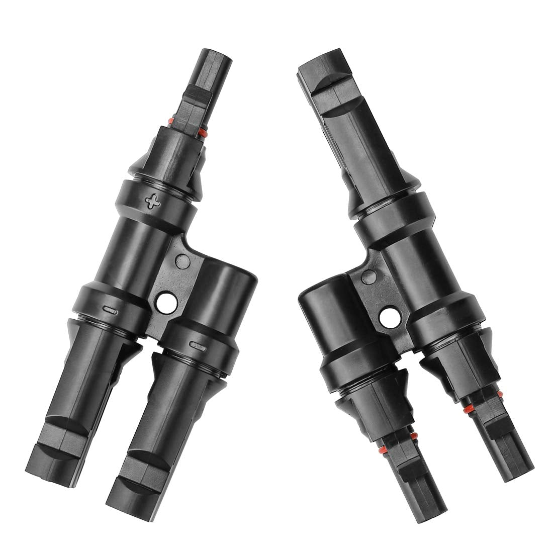 Automotive Repair & Speciality Tools: 1 Pair 2 To 1 2 branch Waterproof T Branch Cable Connectors Solar PV Panel Connector Male & Female
