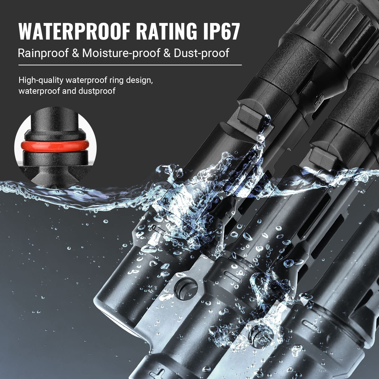 Automotive Repair & Speciality Tools: 1 Pair 5 To 1 5 branch Waterproof T Branch Cable Connectors Solar PV Panel Connector Male & Female